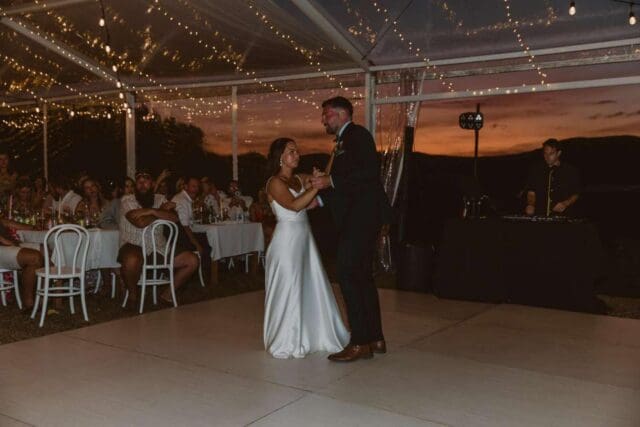 The dance floor started with love, and ended with chaos, our favourite kind 🫶🏼

Celebrating Aaron & Tina, at a private venue in Opito Bay.

#weddingdj #music #weddingvenue #firstdance #weddingreception #weddingdress #dj #sunset